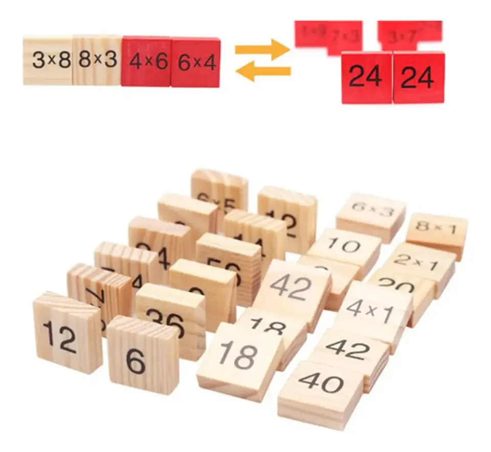 Juego Educativo Didactico Montessori Tablas De Multiplicar 2