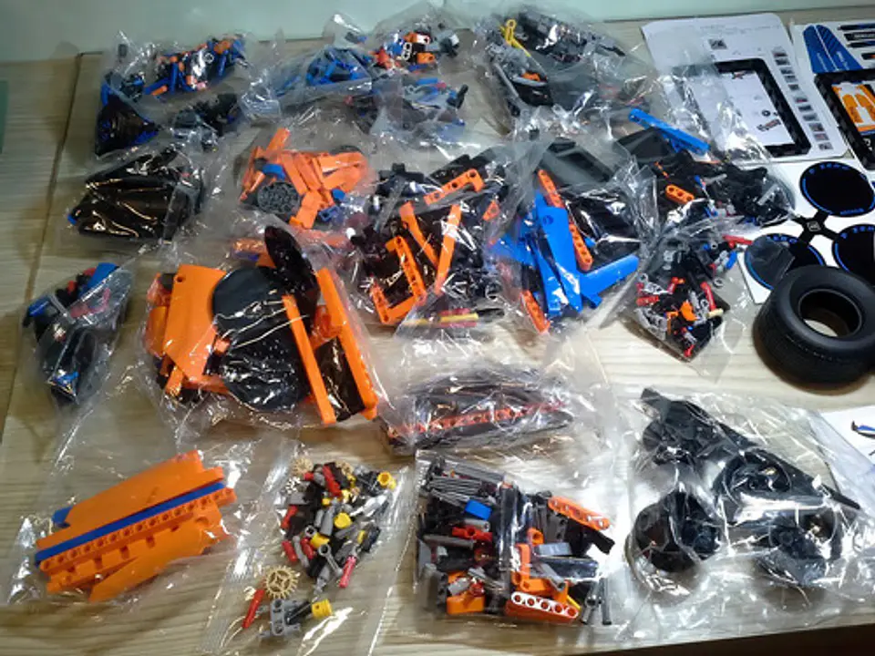 Bloques Para Armar Coche Carreras F1 Mclaren 1432 2022 8