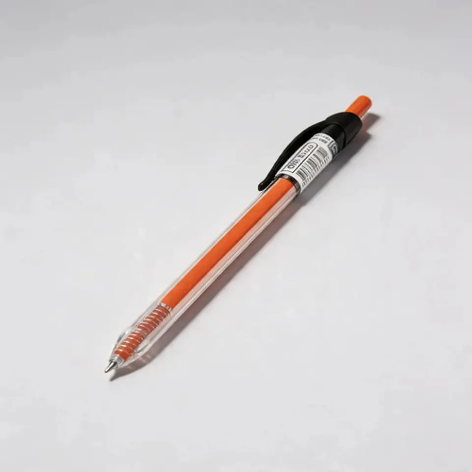 Bolígrafo Retráctil Semigel Offi-esco 0.7 Mm Negro Tinta Gel Trazo Fino 2