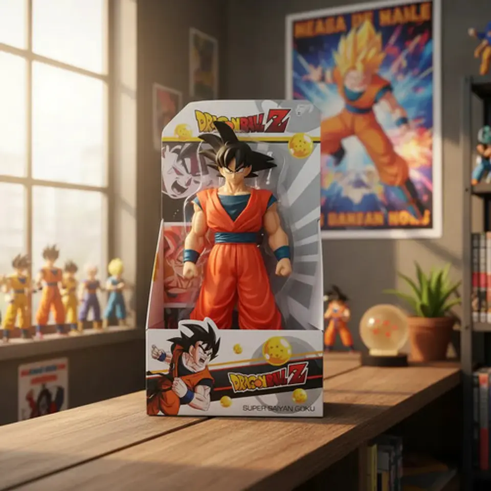 Figura De Acción Dragon Ball Z Super Saiyan Goku Coleccionab 3