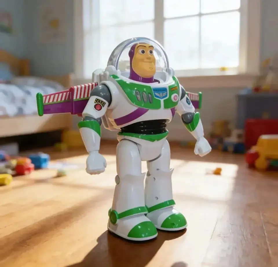 Buzz Lightyear Toy Story Puede Caminar Y Emitir Sonidos 2