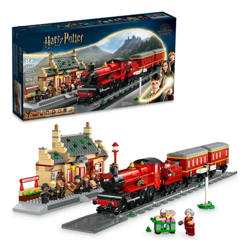 Bloques Armar Potter Tren Expreso De Hogwarts Y Estación 1