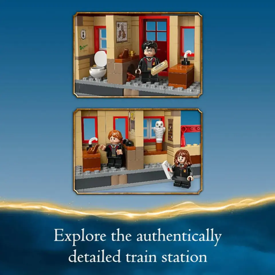 Bloques Armar Potter Tren Expreso De Hogwarts Y Estación 4