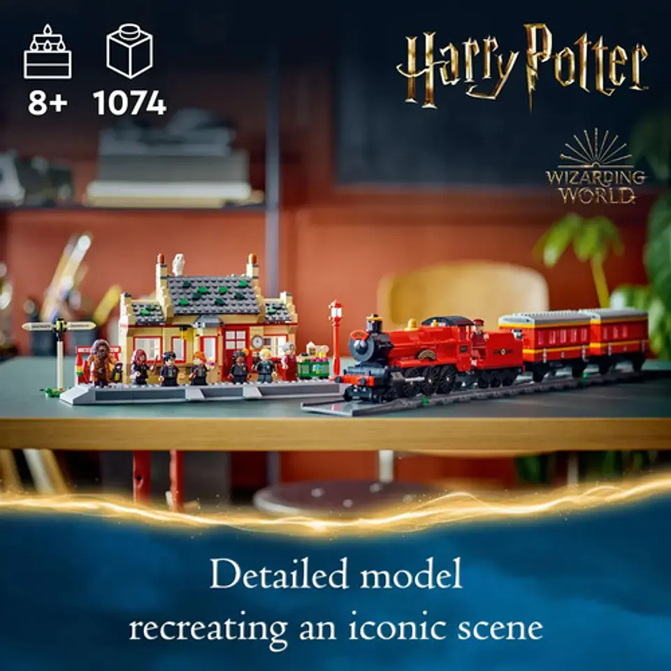 Bloques Armar Potter Tren Expreso De Hogwarts Y Estación 5