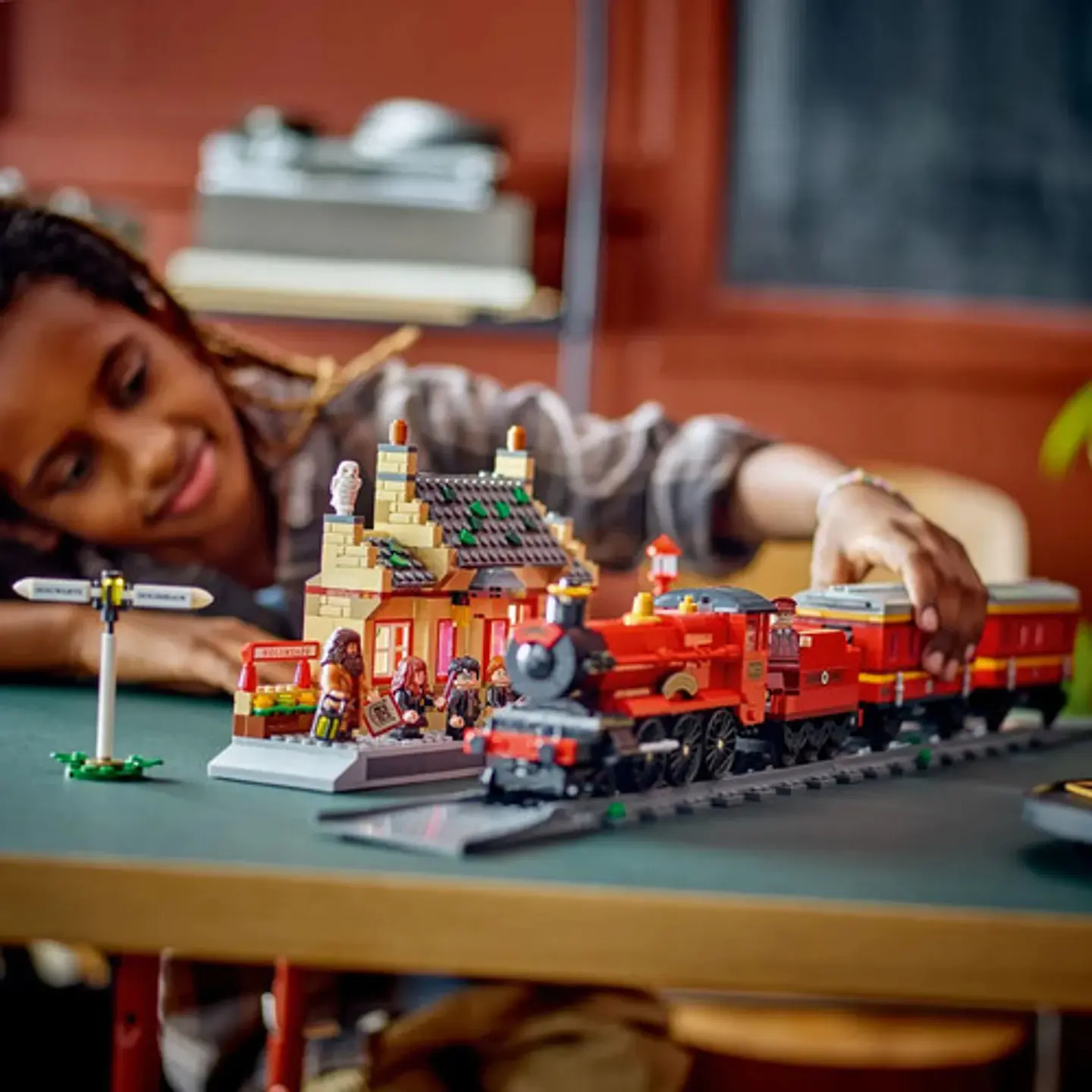 Bloques Armar Potter Tren Expreso De Hogwarts Y Estación 7