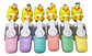 Marcador Resaltador Infantil Pollitos Estuche X6 Sorpresas - Miniatura 3