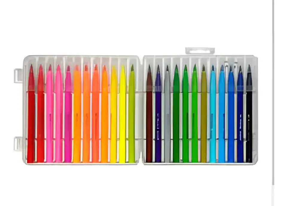 Estuche Plumones Punta Pincel Por 48unds 2
