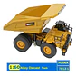 Maquinas De Coleccion X4 Escala Metalica Excavadora Volqueta Color Amarillo - Miniatura 4