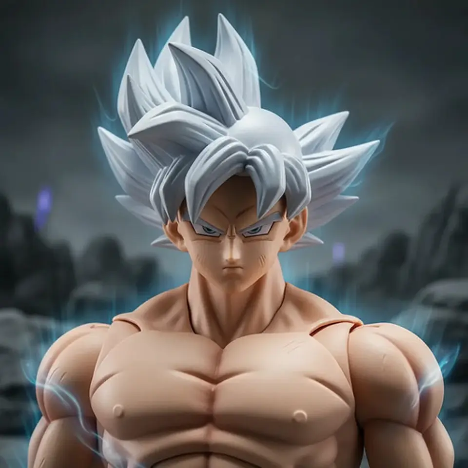 Figura Goku Ultra Instinto Dragon Ball Super Coleccionable 3