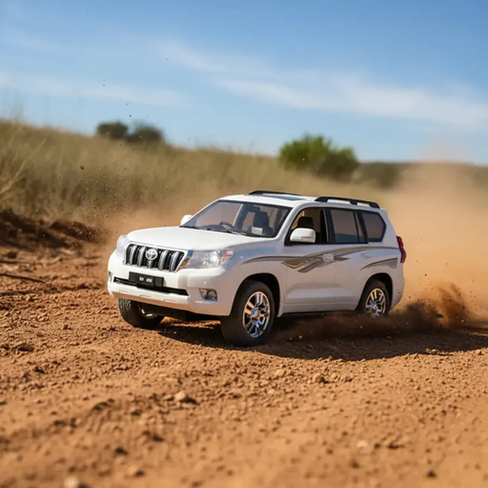 Carro A Control Remoto Toyota Land Cruiser Prado Escala 1:16 3