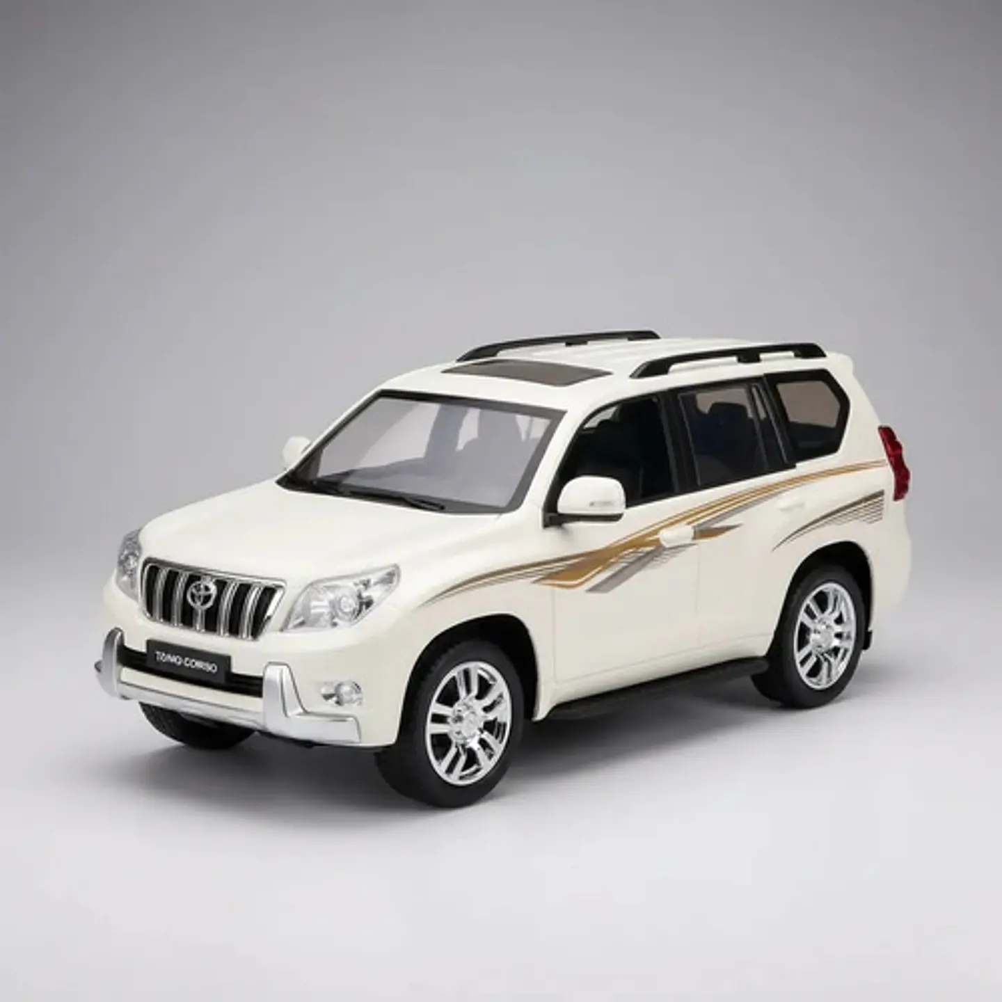 Carro A Control Remoto Toyota Land Cruiser Prado Escala 1:16 5