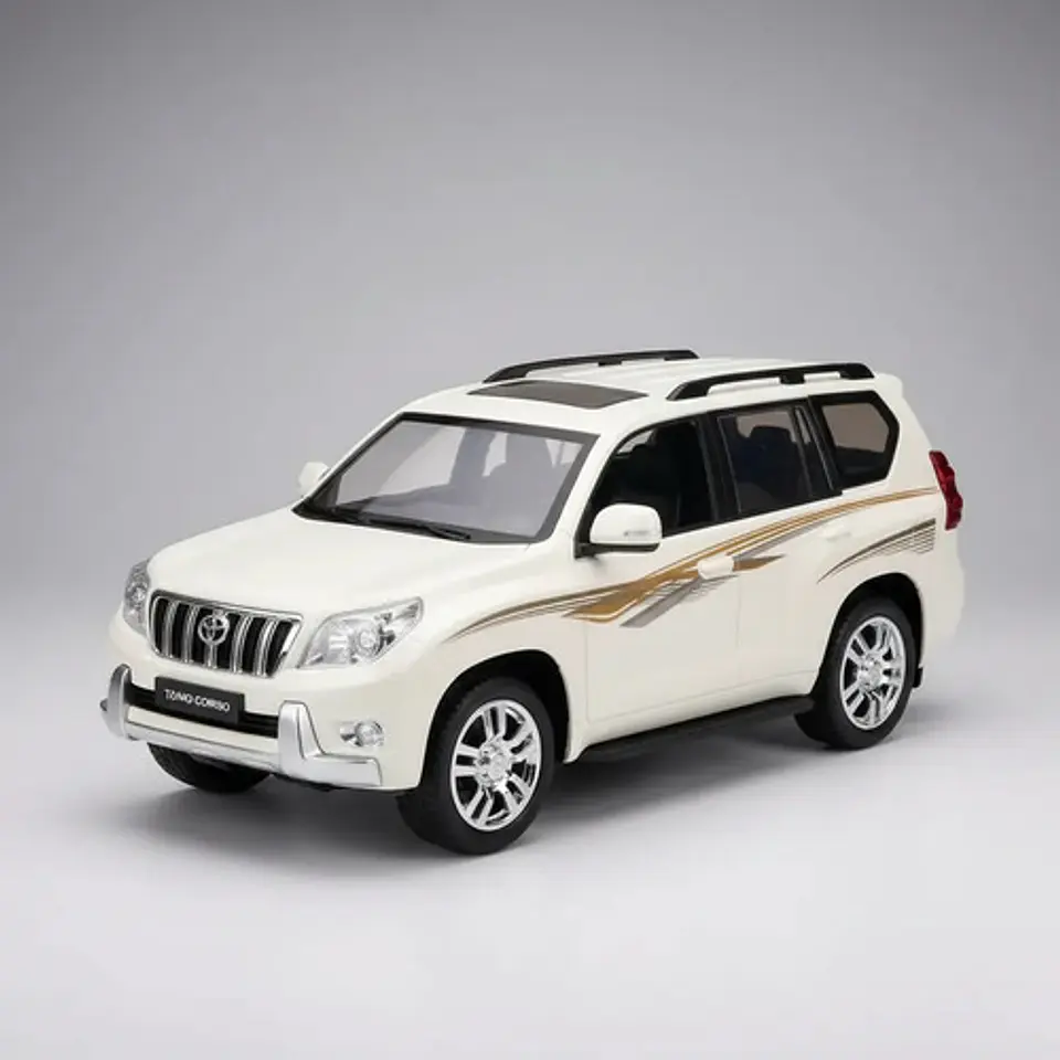 Carro A Control Remoto Toyota Land Cruiser Prado Escala 1:16 5