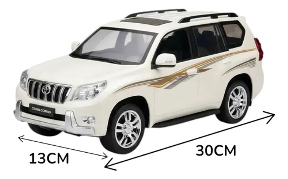 Carro A Control Remoto Toyota Land Cruiser Prado Escala 1:16 6