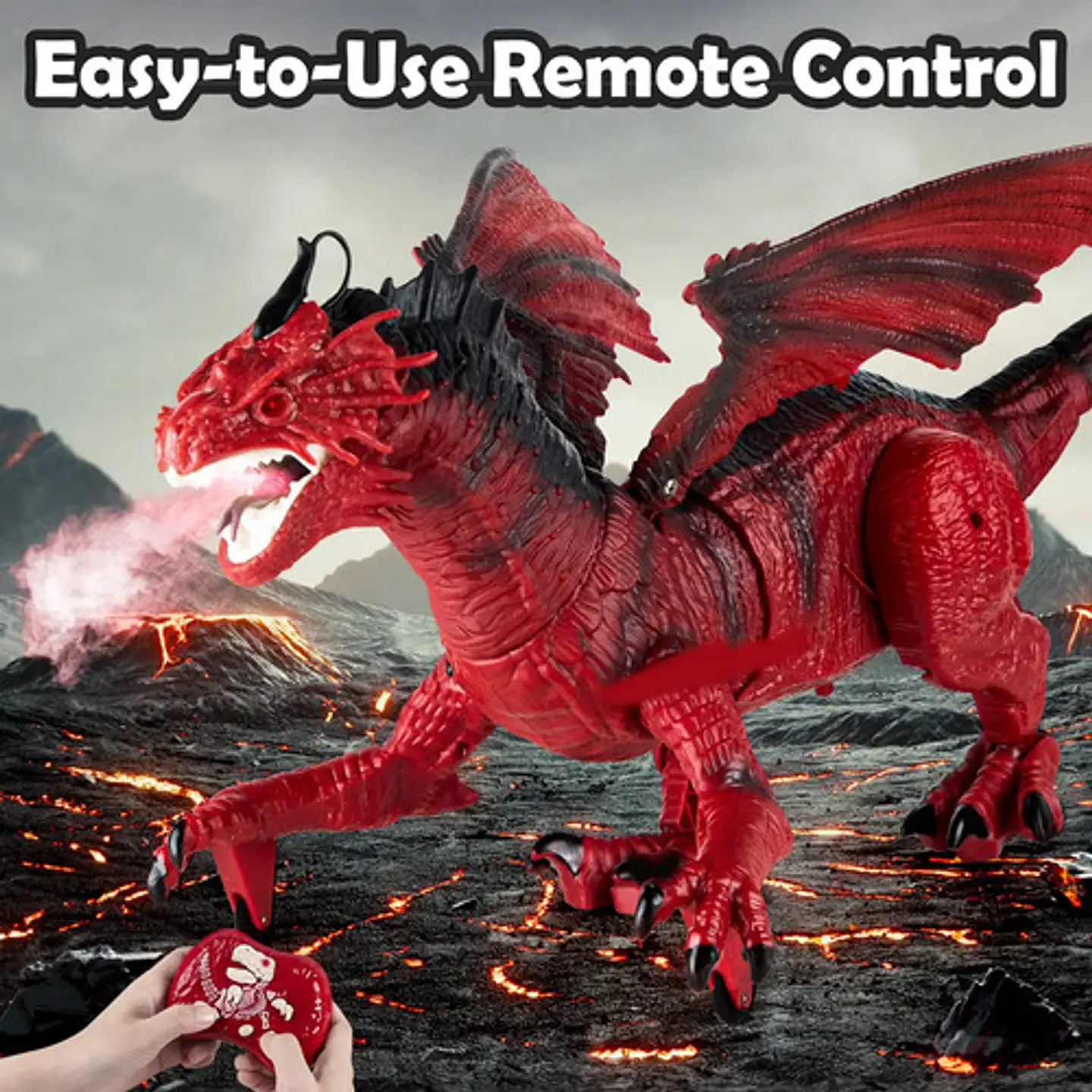 Dragon Ultimate R/c  Juguete Sonido Luces Control Humo 4