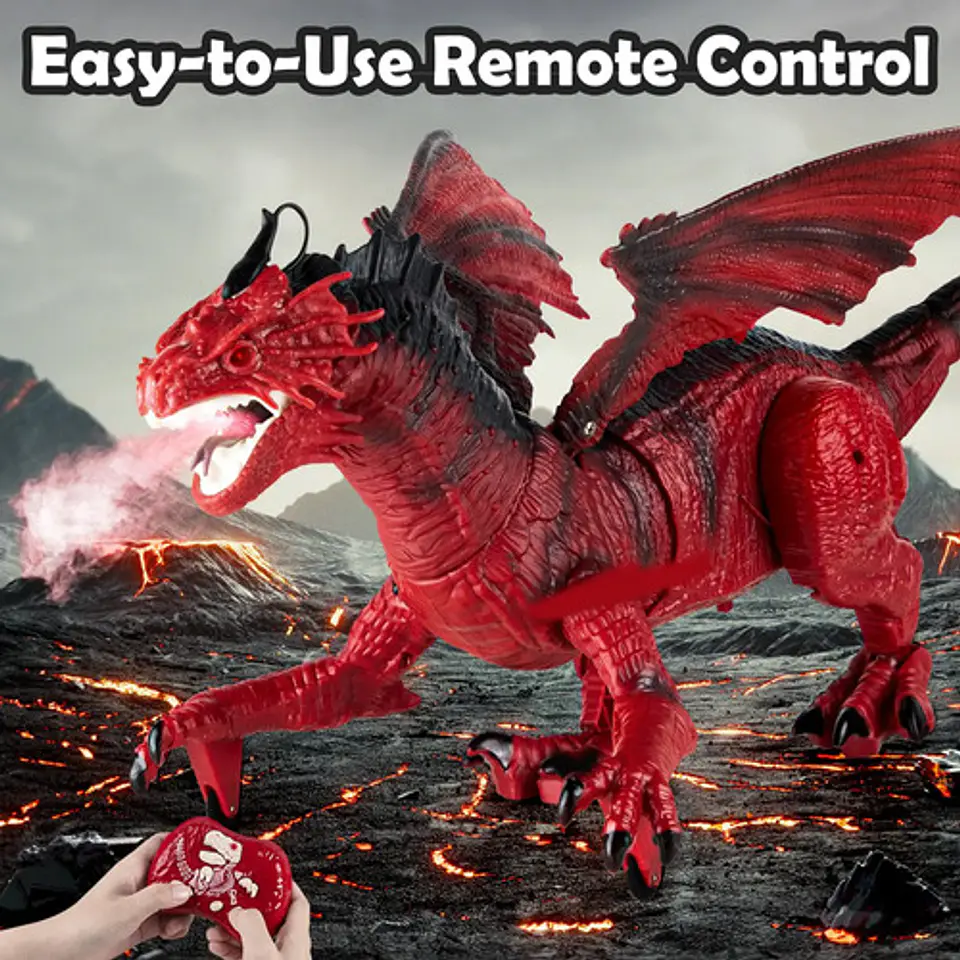 Dragon Ultimate R/c  Juguete Sonido Luces Control Humo 4