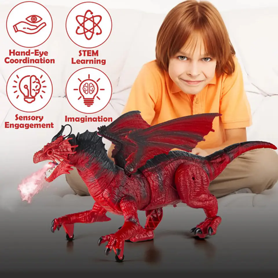 Dragon Ultimate R/c  Juguete Sonido Luces Control Humo 6