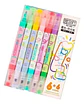 Resaltadores Doble Punta Set De 6 Colores Pastel Kawaii Variado - Miniatura 1