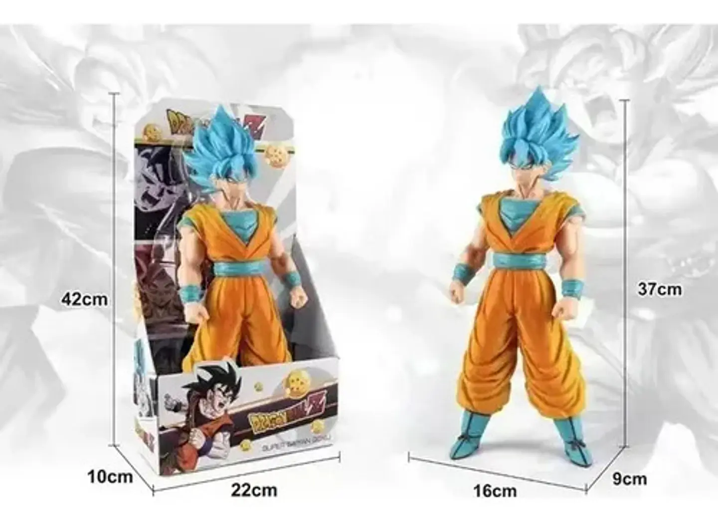Figura De Acción Goku Super Saiyan Blue Dragon Ball Z Super 2