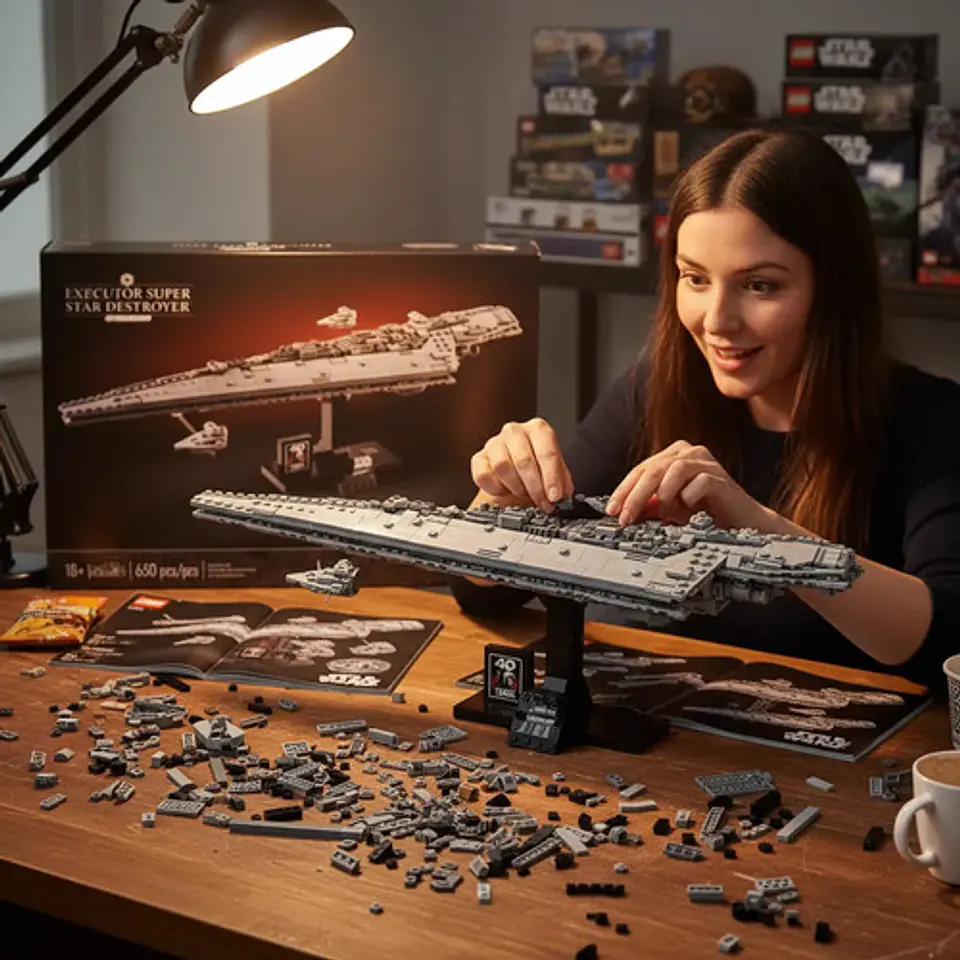 Bloques Armar Space Wars 630pcs Super Star Destroyer Nave 3