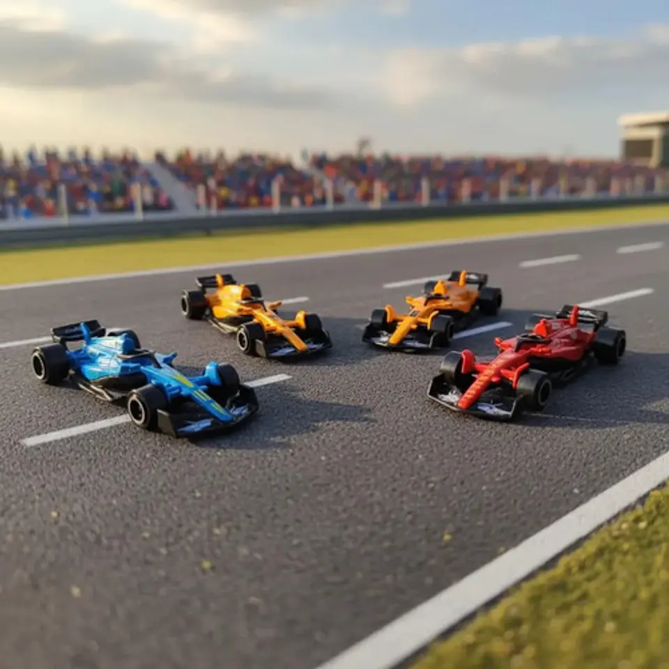 Set 5 Carros De Juguete Fórmula 1 Metálicos Colección 2