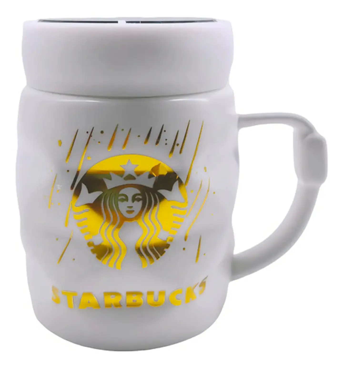 Taza Pocillo Mugs Espejo Ceramica Enjoy Sweet Cafe Coffe Color Blanco D 1