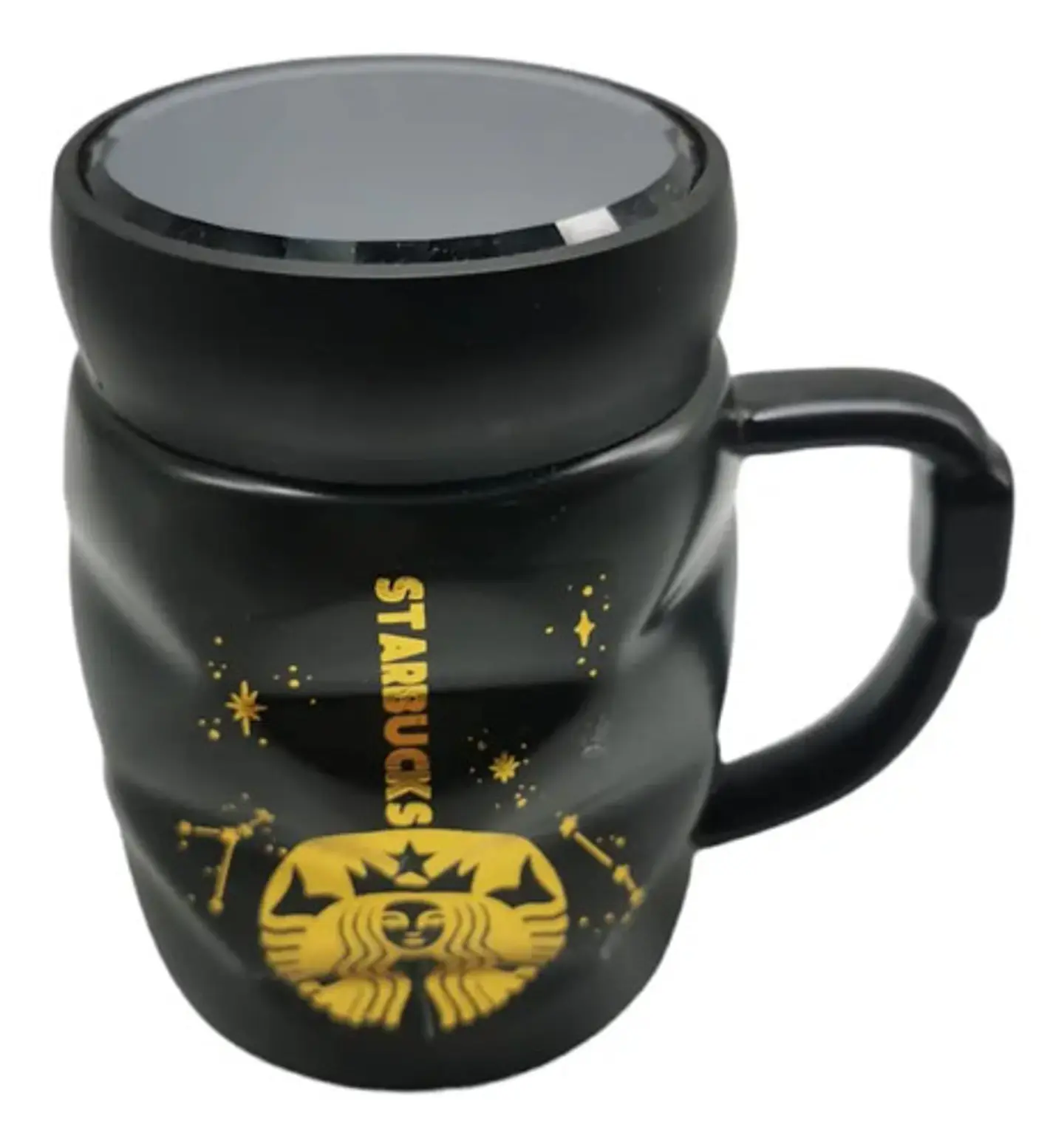 Taza Pocillo Mugs Espejo Ceramica Enjoy Sweet Cafe Coffe Color Negro C 1