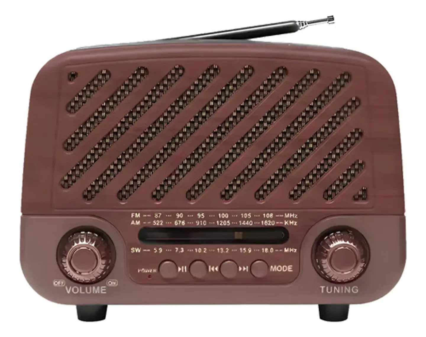 Radio Meier M-112bt Retro Vintage Bluetooth Usb Sd Pequeño 1