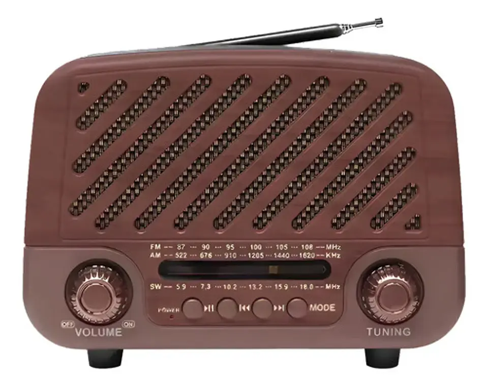 Radio Meier M-112bt Retro Vintage Bluetooth Usb Sd Pequeño 1