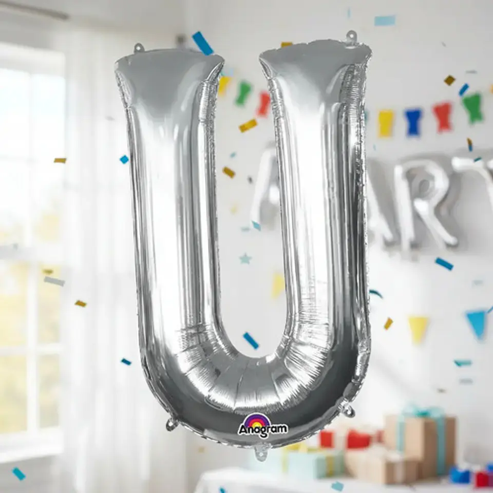 Globos Metalizados Letras Dorados Plateados Bombas Fiesta 5