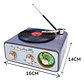 Parlante Bluetooth Portátil Diseño Tocadiscos Vintage Oro Ro - Miniatura 4