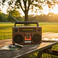 Radio Retro Bluetooth Bateria Recargable Feexot Fx-2509b - Miniatura 1