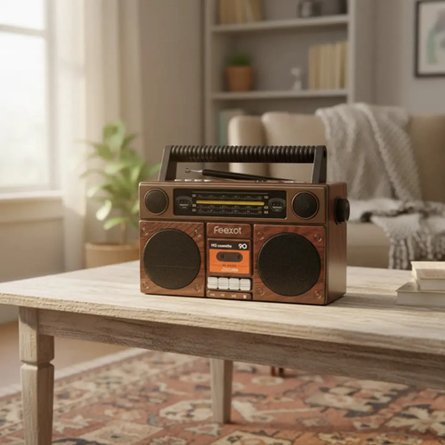 Radio Retro Bluetooth Bateria Recargable Feexot Fx-2509b 2
