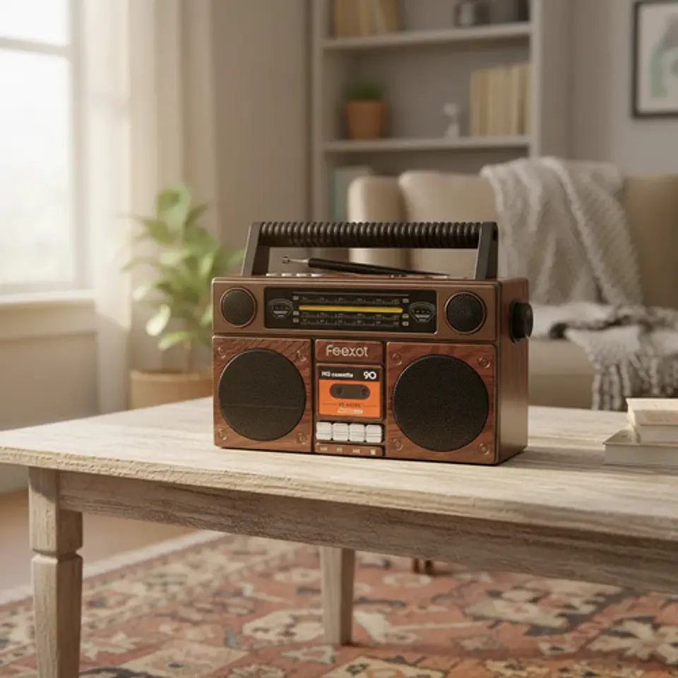 Radio Retro Bluetooth Bateria Recargable Feexot Fx-2509b 2
