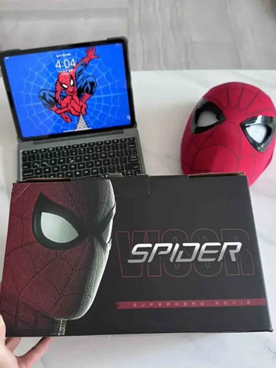 Mascara Spiderman Hombre Araña Ojos Móviles Rojo Spiderman 3