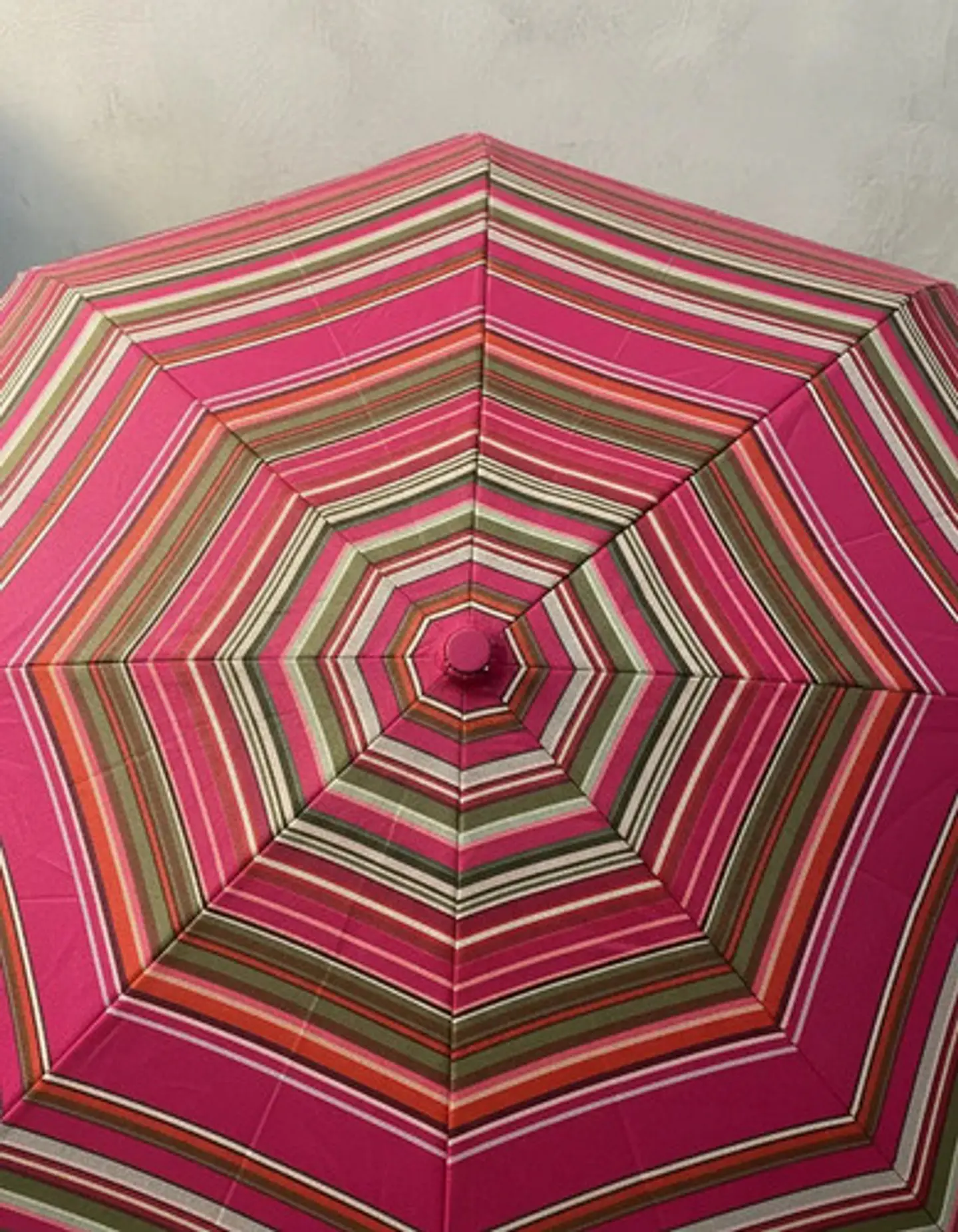 Paraguas Vizano Automático Con Filtro Uv, Plegable Fucsia Rayado De 100 Cm 4