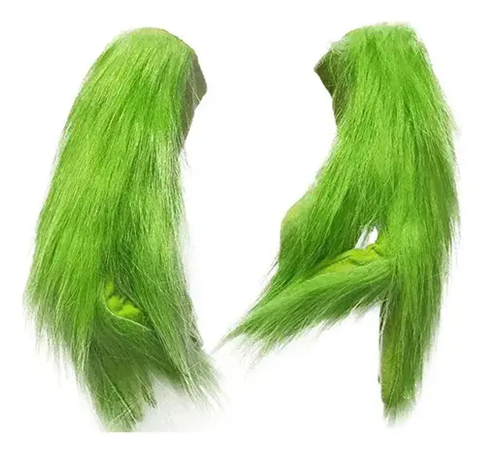 Mascara Y Guantes Del Grinch Disfraz Halloween 3