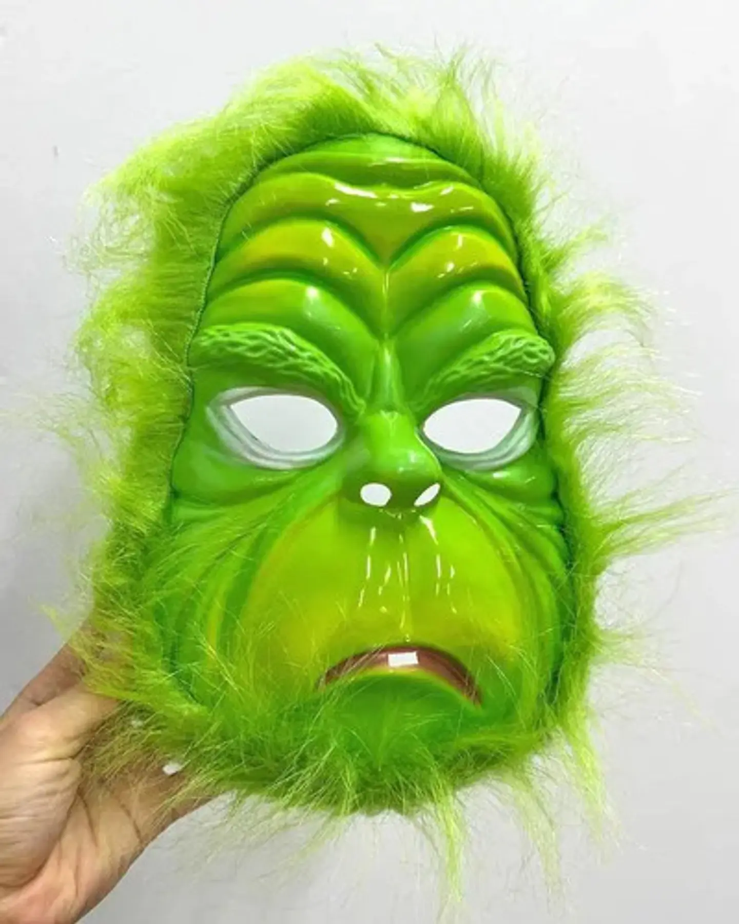 Mascara Y Guantes Del Grinch Disfraz Halloween 4