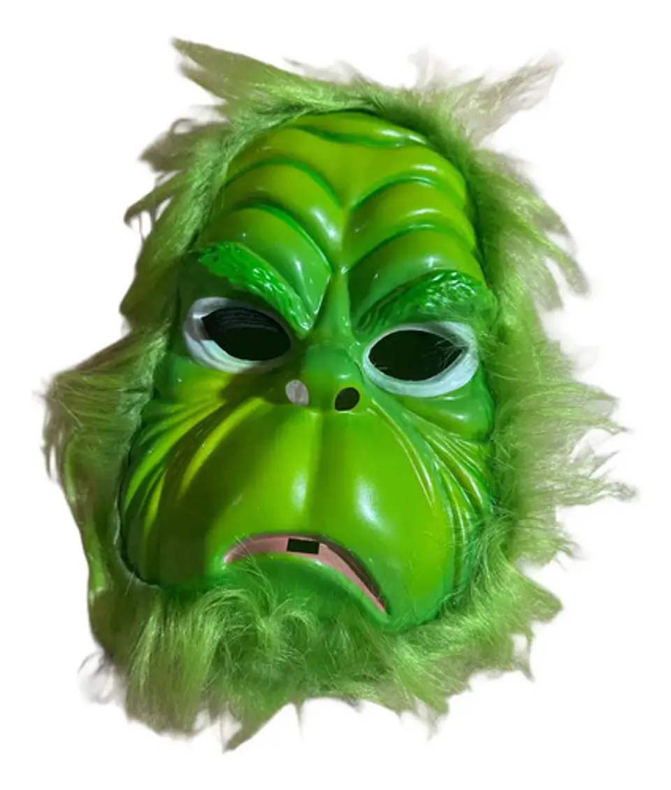 Mascara Y Guantes Del Grinch Disfraz Halloween 5