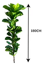 Árbol Artificial Croton Decorativo Con Flores Verdes Tallo - Miniatura 6