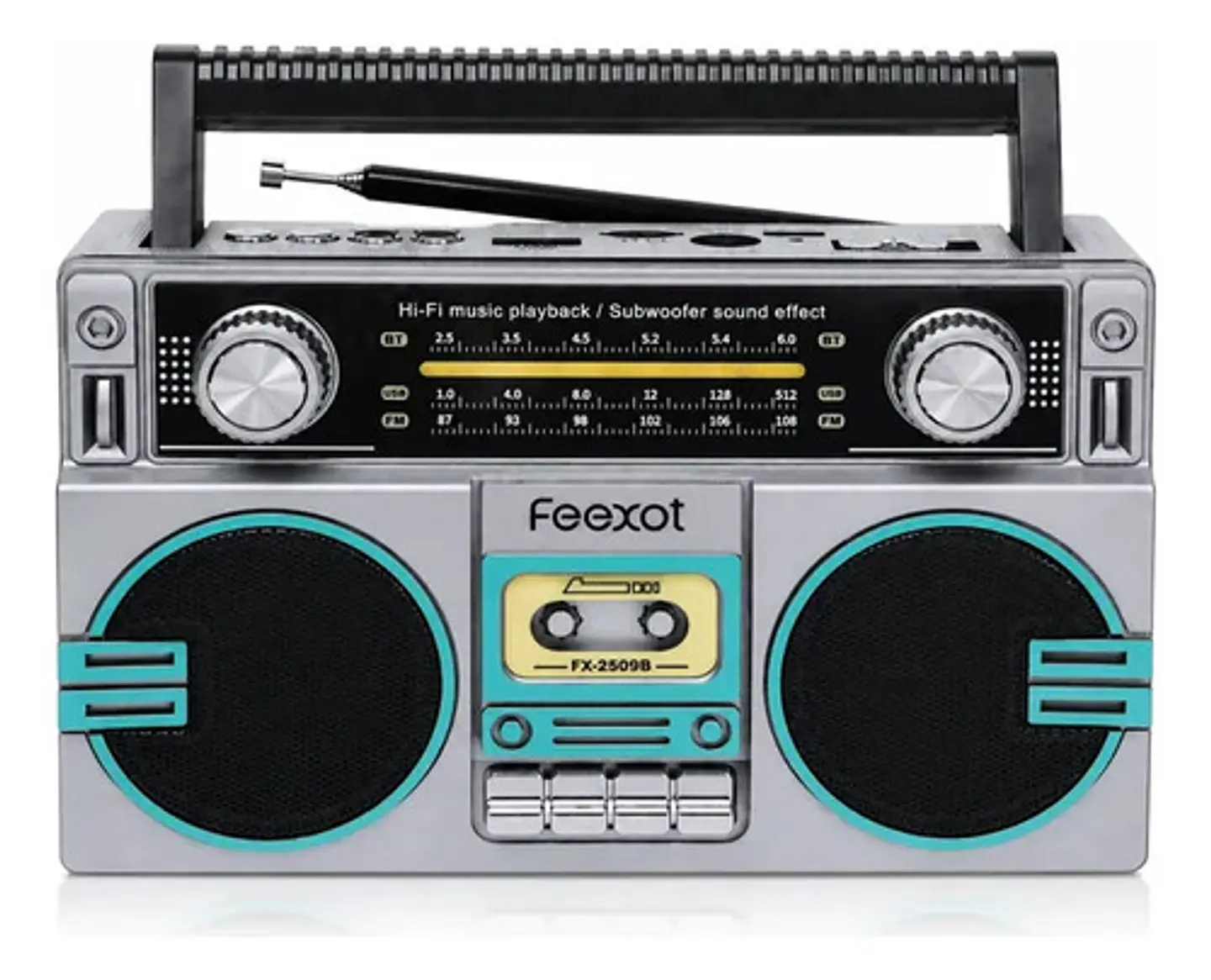 Radio Retro Bluetooth Bateria Recargable Feexot Fx-2509b 2