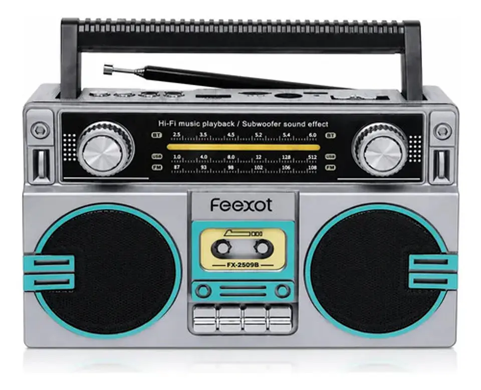 Radio Retro Bluetooth Bateria Recargable Feexot Fx-2509b 2