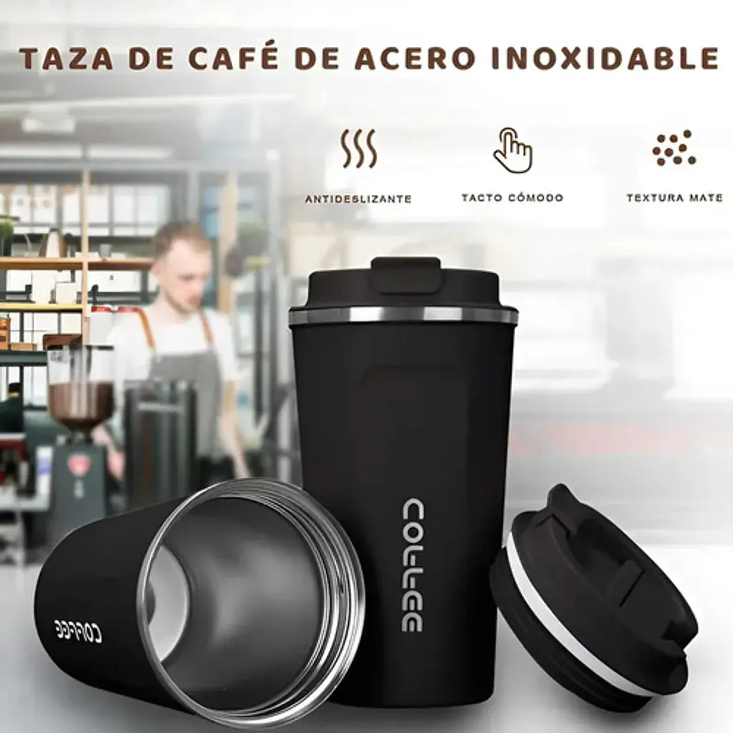 Botilito Termo Vaso Café Te Bebida Conserva Caliente 510 Ml 11