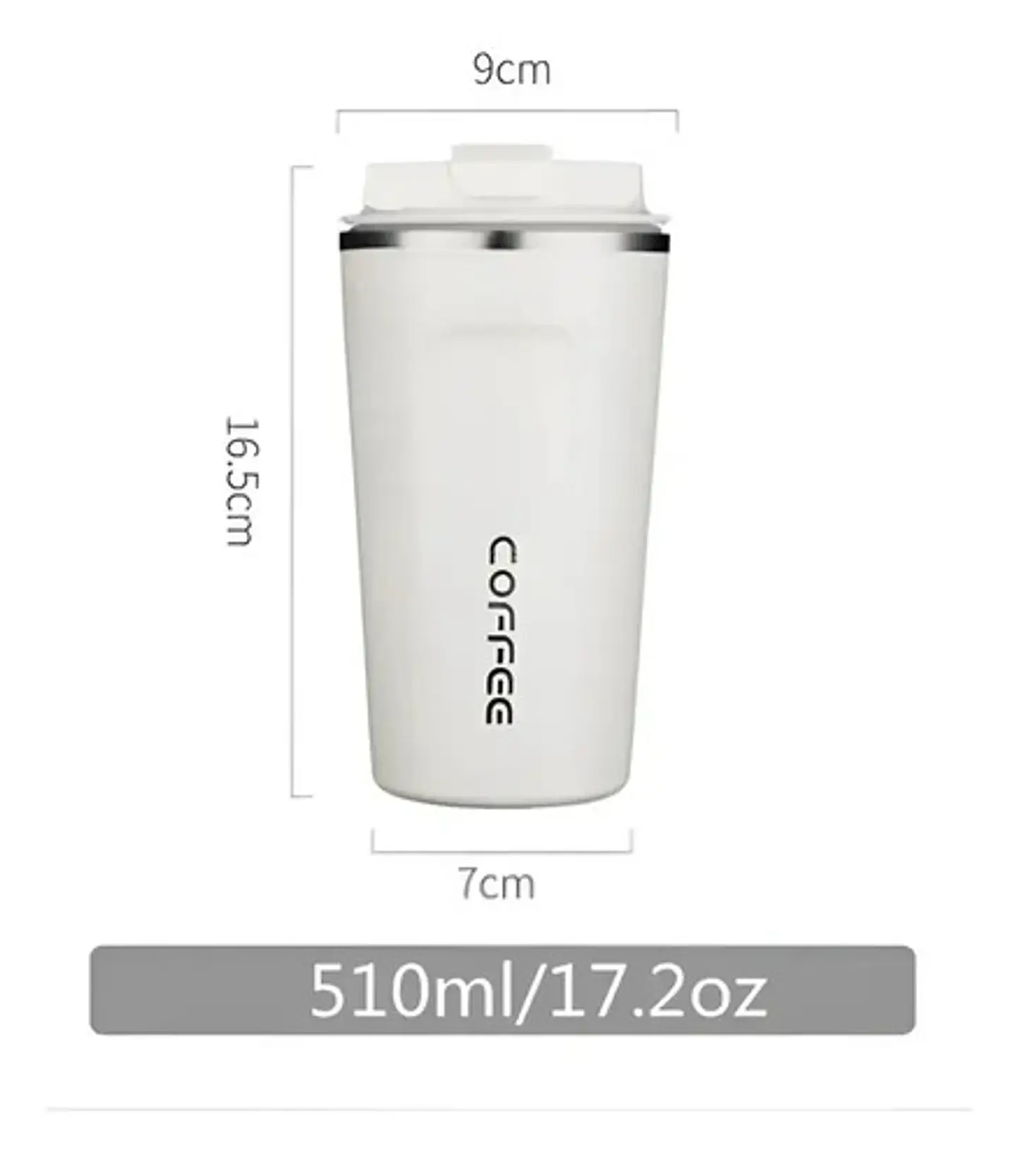 Botilito Termo Vaso Café Te Bebida Conserva Caliente 510 Ml 18