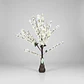 Árbol Artificial Cerezos Decorativo Con Flores Blancas Tallo - Miniatura 1