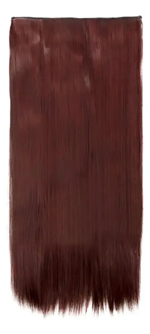 Extensión Cortinas De Pelo Simil Natural Lacio 65cm
