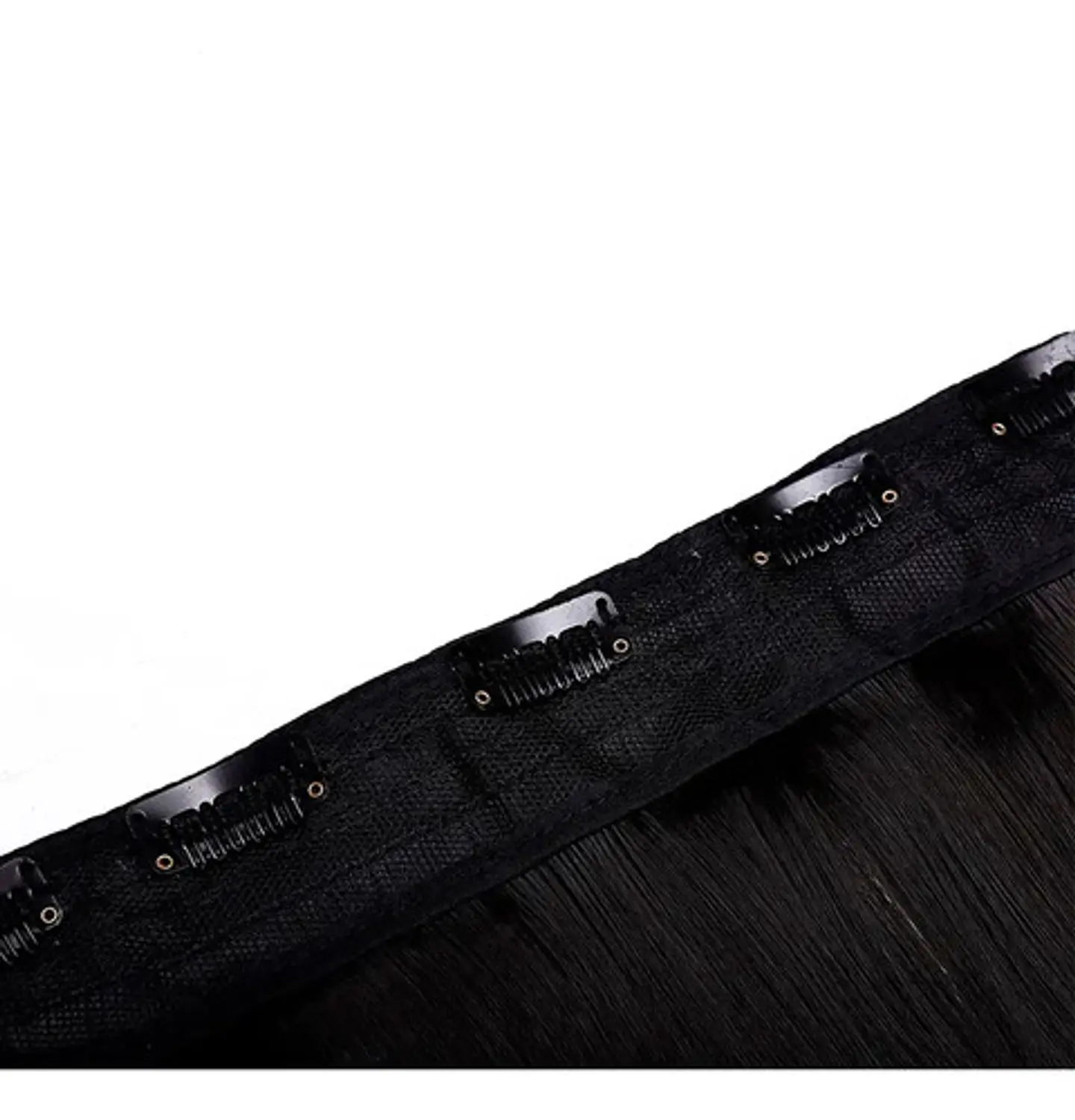 Extensión Cortinas De Pelo Simil Natural Lacio 65cm 3