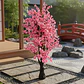 Árbol De Cerezo Flores Artificiales Rosado Decorativo Hogar Rosa Chicle - Miniatura 1