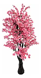 Árbol De Cerezo Flores Artificiales Rosado Decorativo Hogar Rosa Chicle - Miniatura 2