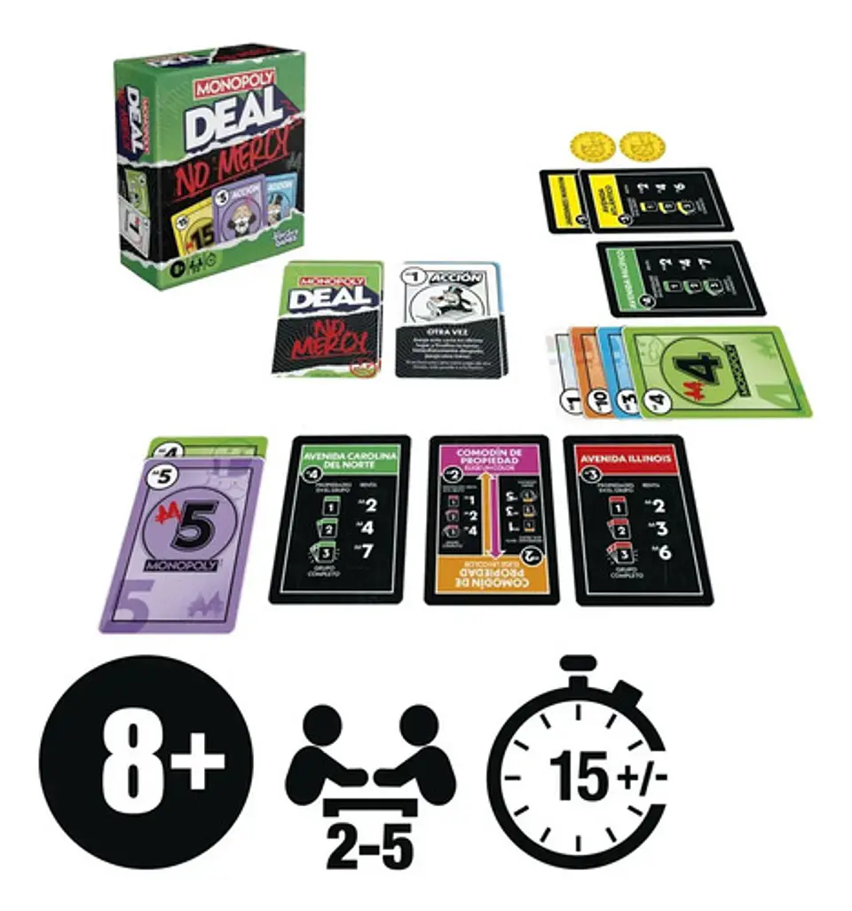 Juego De Mesa Monopoly Deal No Mercy 3