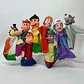 Set Títeres Personajes Caperucita Roja X6 Marionetas 7330 - Miniatura 4
